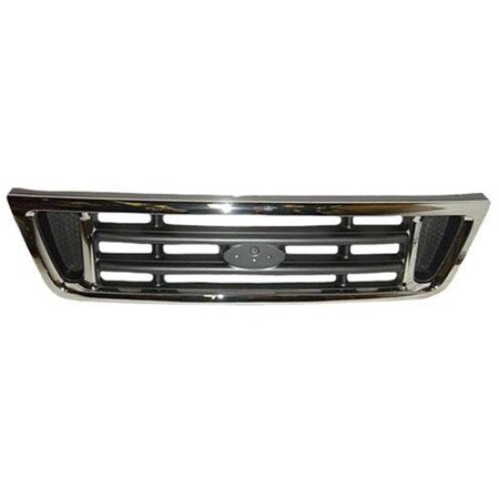 Sherman Parts Grille for 2003 Econoline Chrome & Gray SHE563-99-5